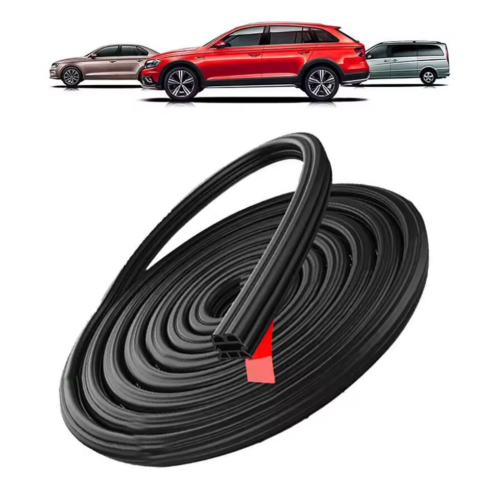 Car Door Seal Strip 5M 3 Layer Rubber Weatherstrip Soundproof Universal