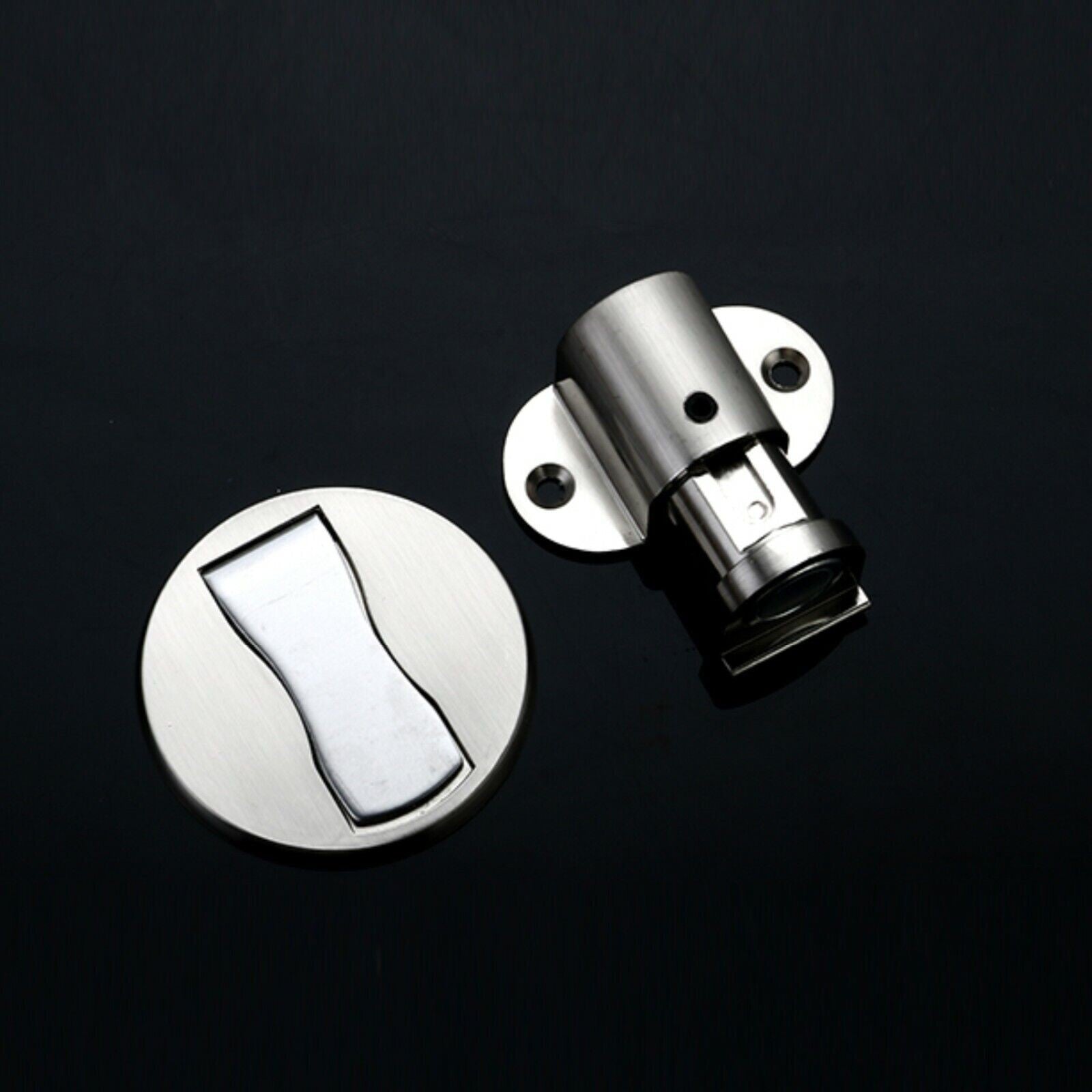 Magnetic Door Stop Wall Floor Mounted Stainless Steel Stopper Holder Catch