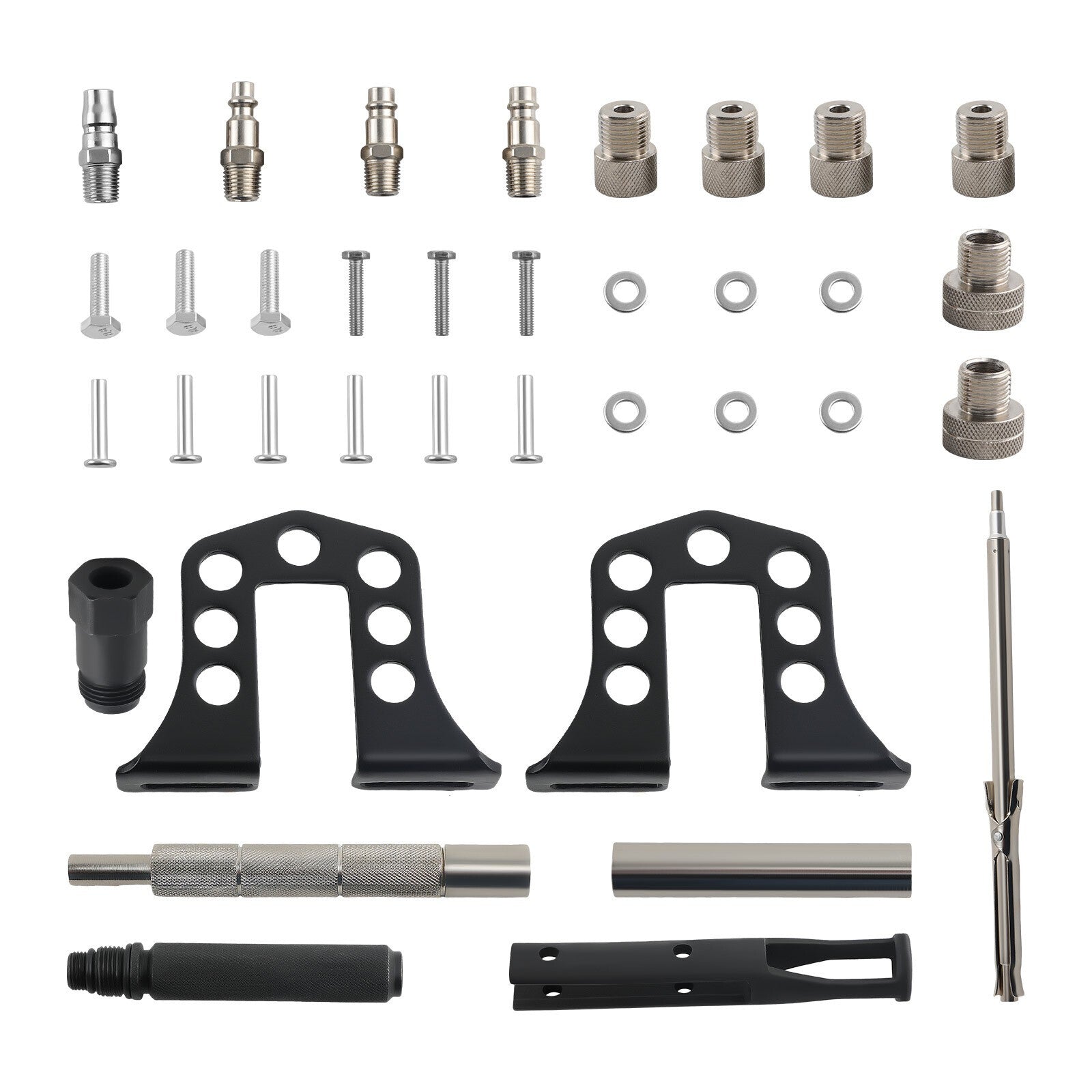 Valve Spring Compressor Removal Installer Kit Cylinder Head Service Tool Set