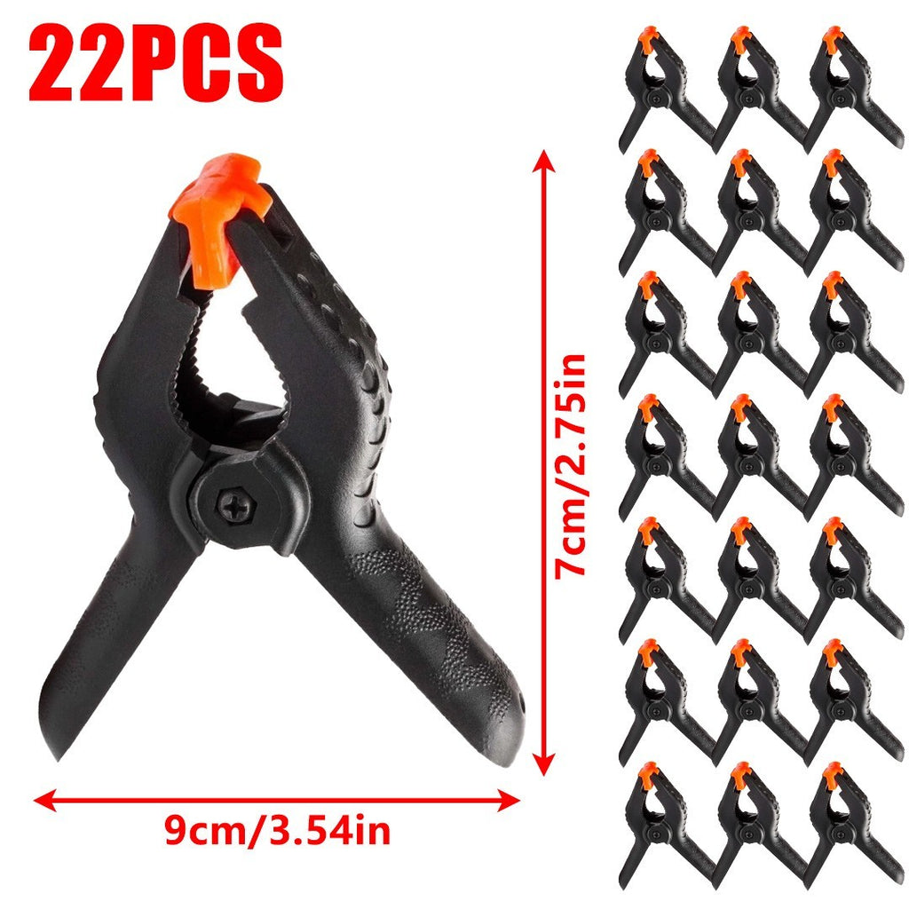 22Pcs Heavy Duty Large Spring Clamps Quick Grip Tarpaulin Clips