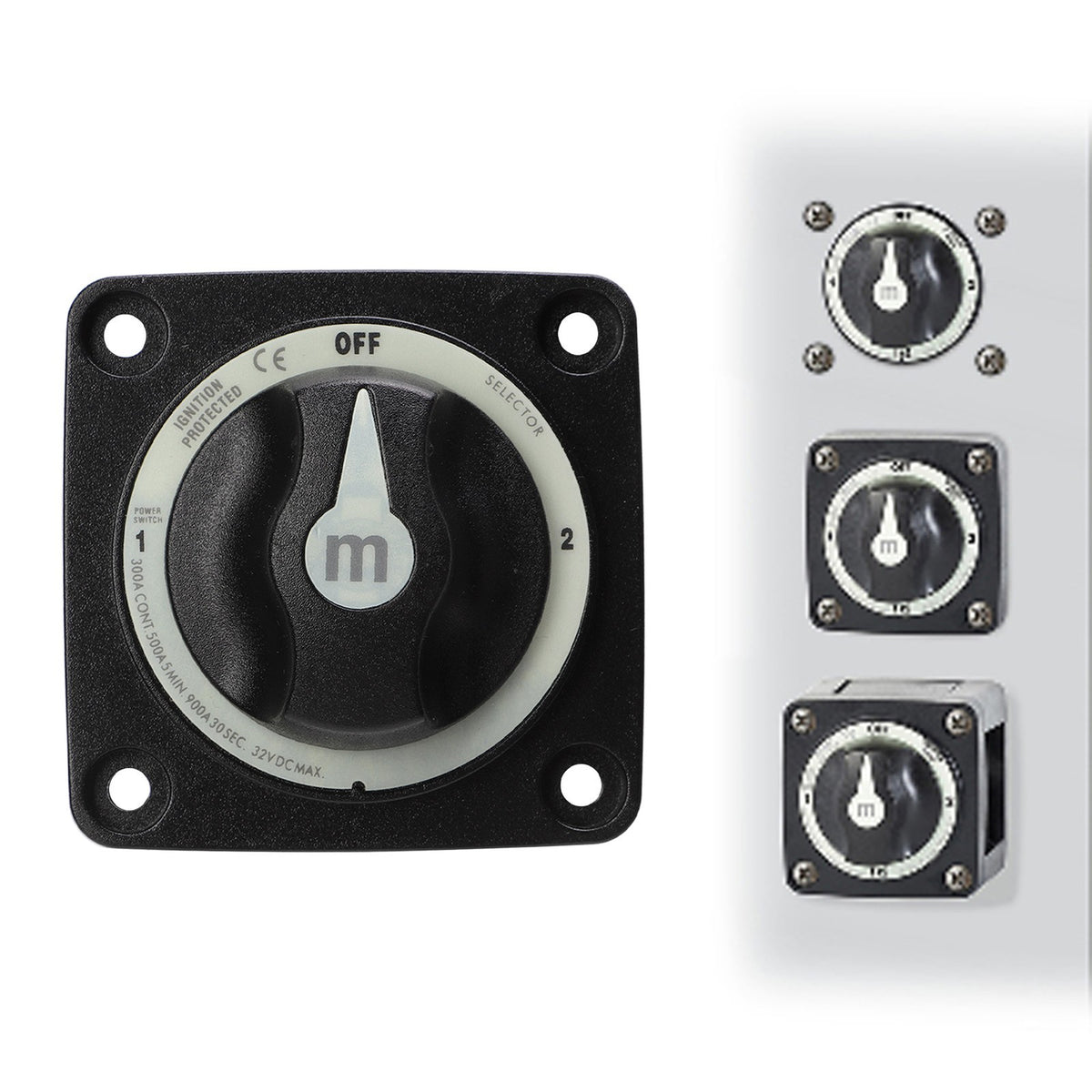 Battery Cut Off Switch 300A Battery Selector Switch Heavy Duty 3 Position