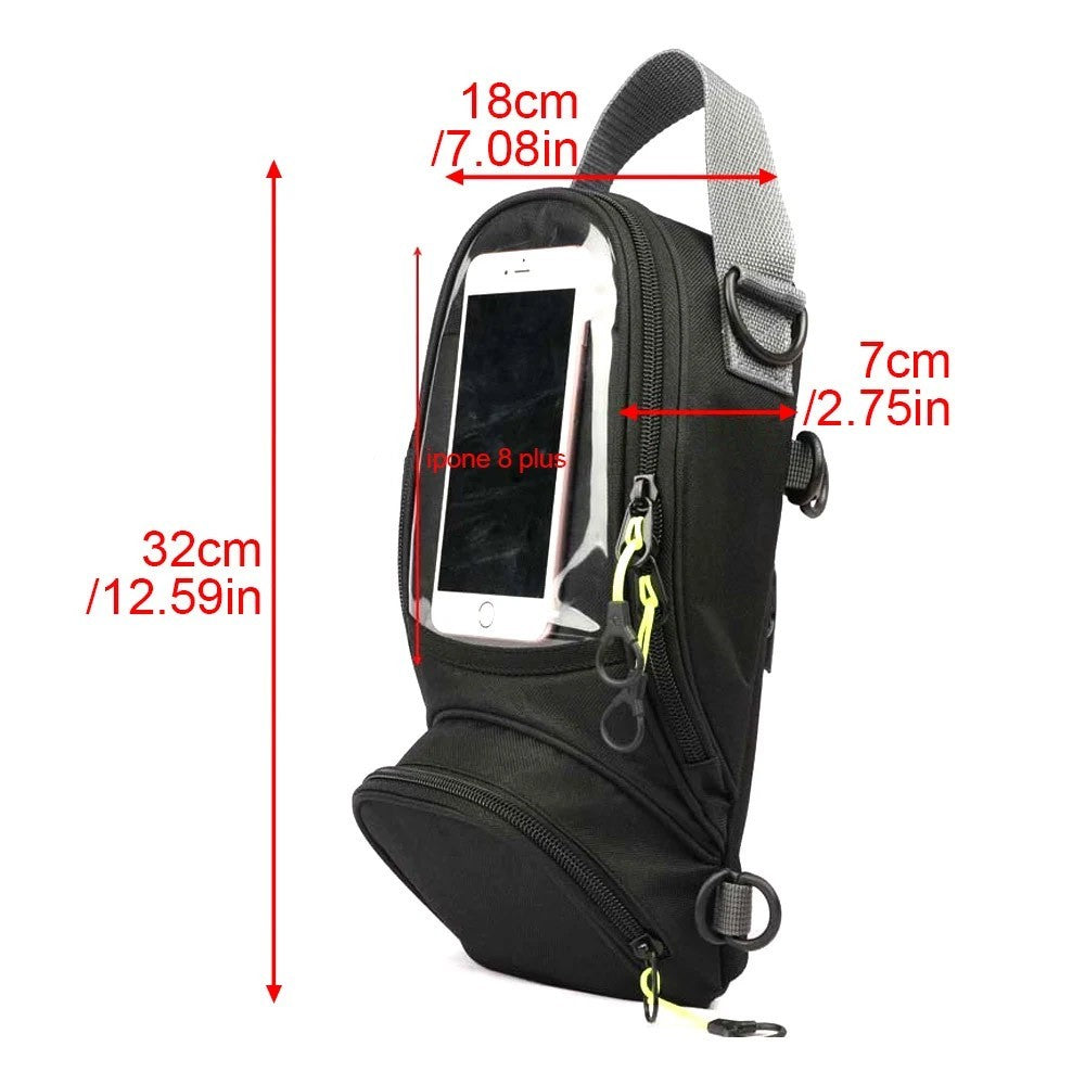 Waterproof Motor Tank Bag Black Oil Fuel Tank Magnetic Motorbike Motorcycle Bag