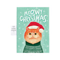 Endless Meowy Christmas With Glitter Endless Meow Christmas Voice Greeting Card