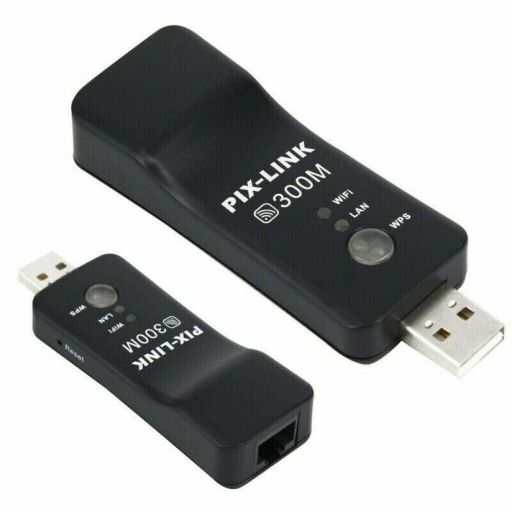 UK For Samsung Smart TV Wireless LAN Adapter WiFi Dongle RJ-45 Ethernet Cable
