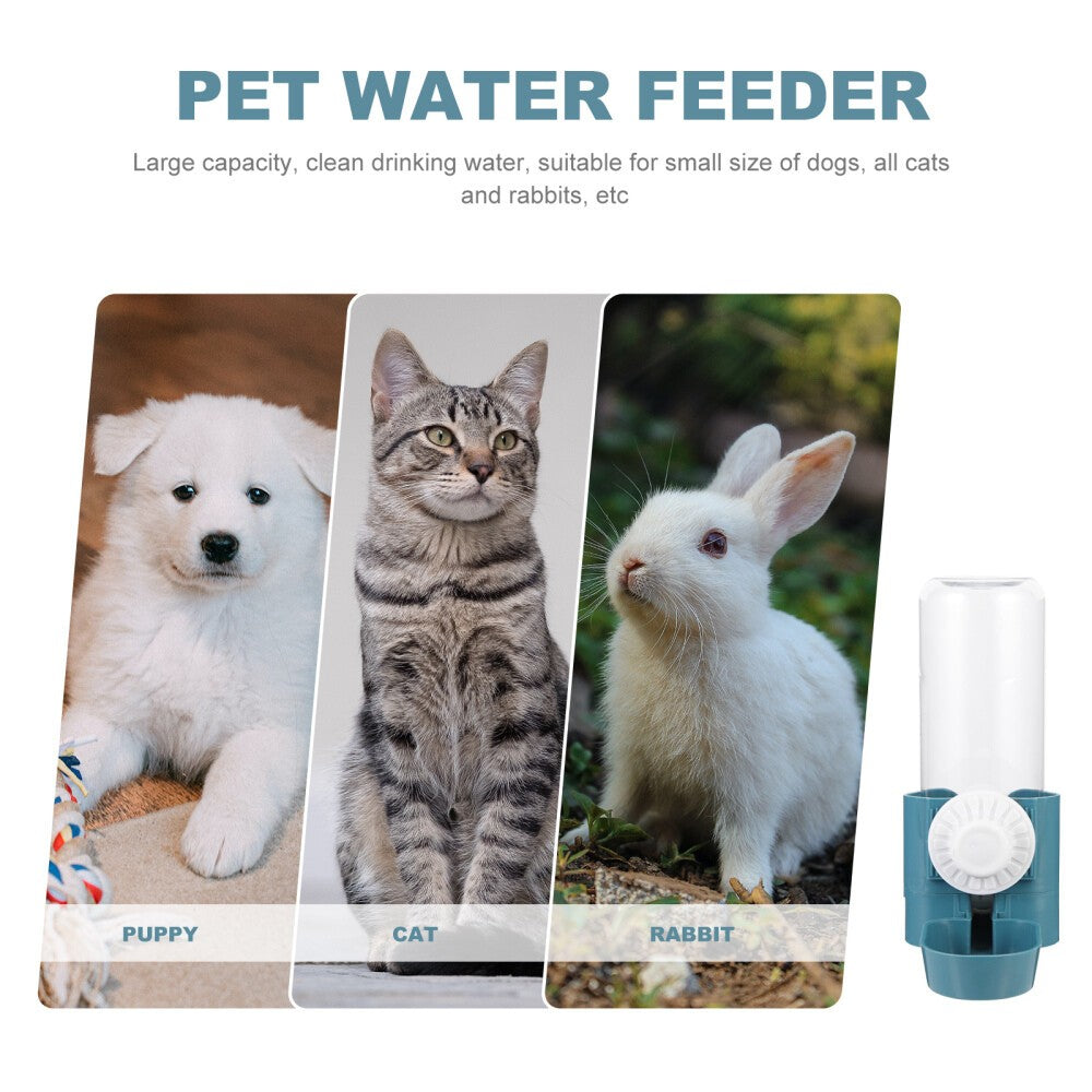 Automatic Water Refiller Dispenser for Animals Dog Crate Bottle Travel