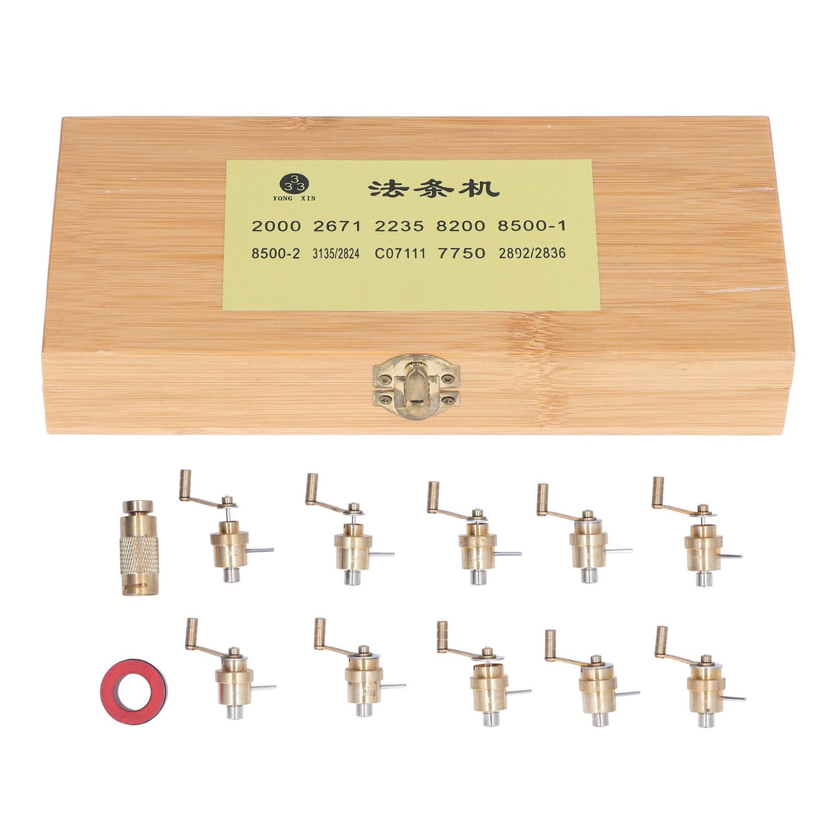 Mainspring Winder Set Brass Wrist Watch Repairing Kit DIY Watchmaker Tools ESE