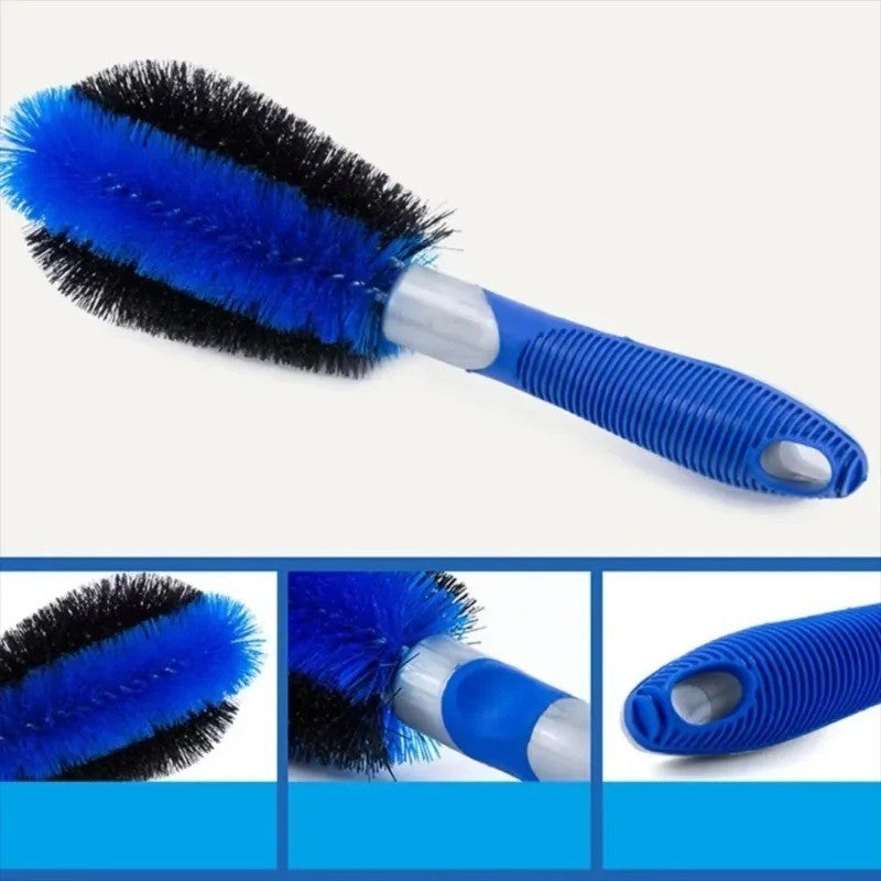 3pcs Bristle Cleaner Car Alloy Wheel Cleaning Brush Tool Tire Washing Clean Soft