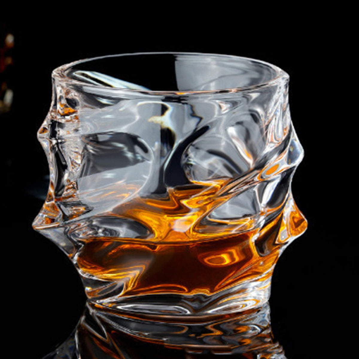 Tsuki Glass Whiskey Glasses Japanese Crystal Whisky Glass Heavy Thick Bottom