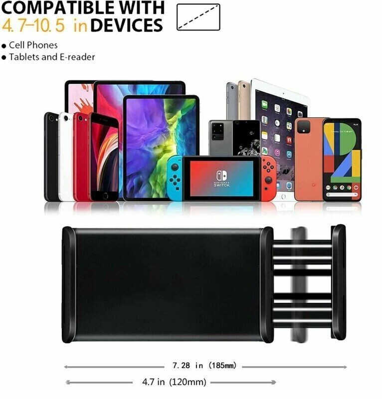 Long Lazy Arm Mount Mobile Phone Holder For Android iPhone Bed Desk Clamp UK