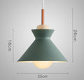 Wood Pendant Light Home Lamp Aluminum Chandelier Lighting Kitchen Ceiling Lights