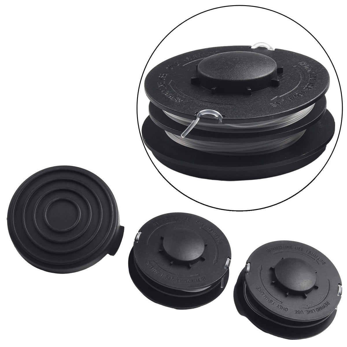 For ALDI Gardenline Grass Trimmer Spool Line Cover Solid and Long Lasting