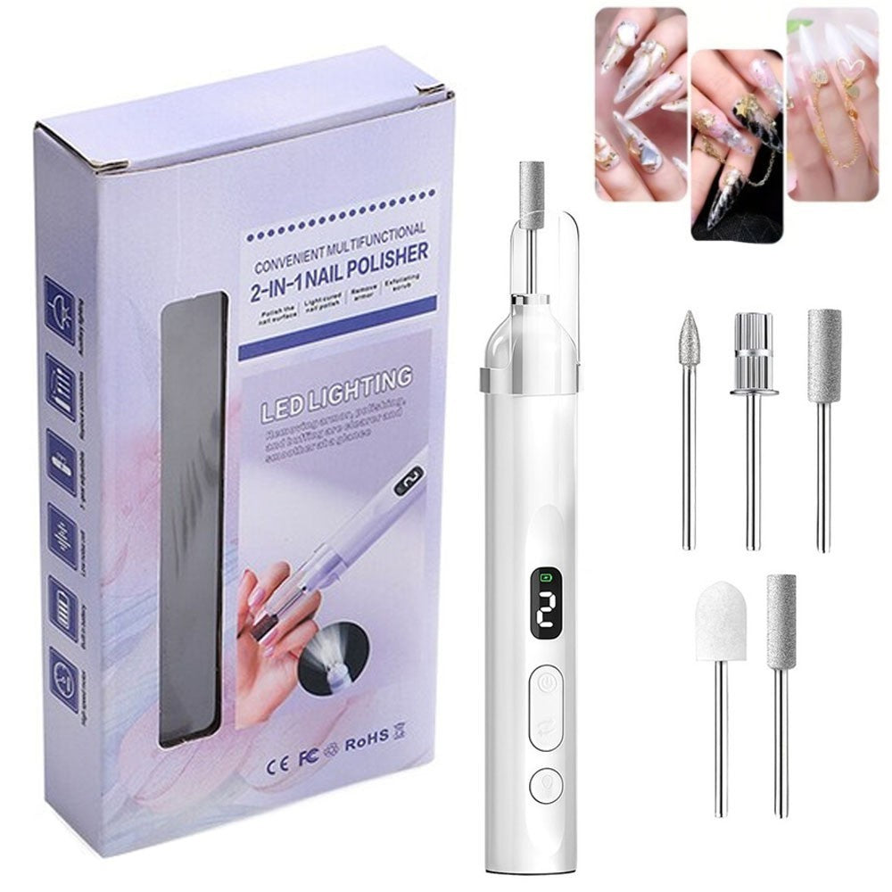 Toe Nail Grinder For Thick Toenails Set Manicure And Pedicure Electric Nail File