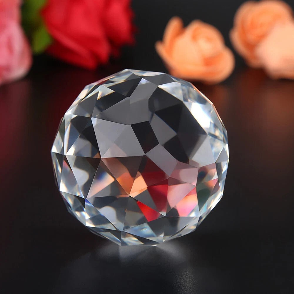 NEW 60mm Maze Crystal Clear Cut Crystal Glass Ball Crystal Maze GB
