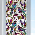 Stained Glass Window Film Creative Design Self Sticky Privacy Rainbow Decal