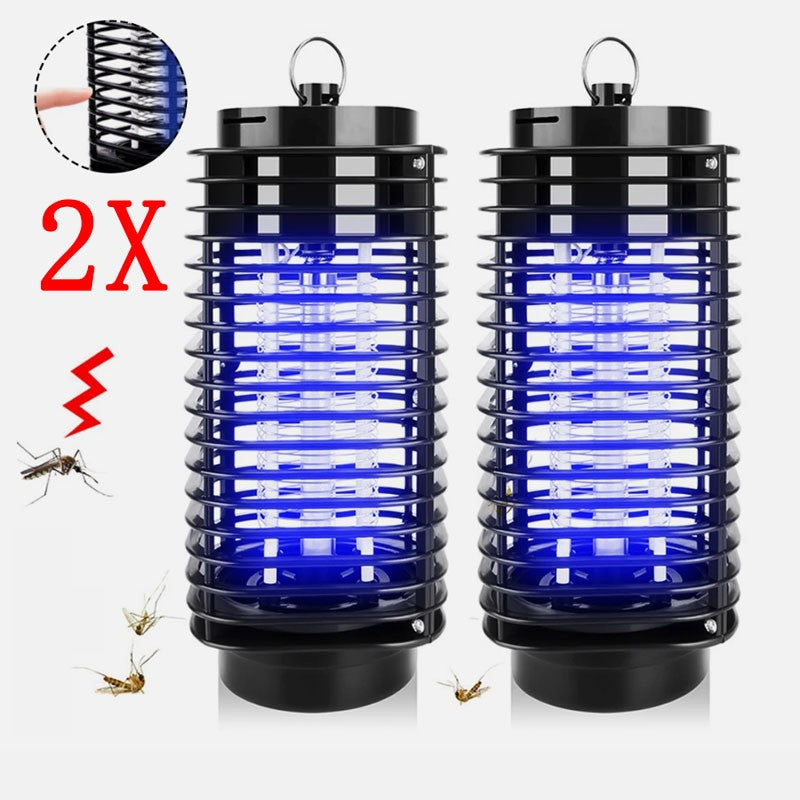 2PCS Electric Fly Bug Mosquito Zapper Insect UV Lamp Indoor Trap Pest Catcher