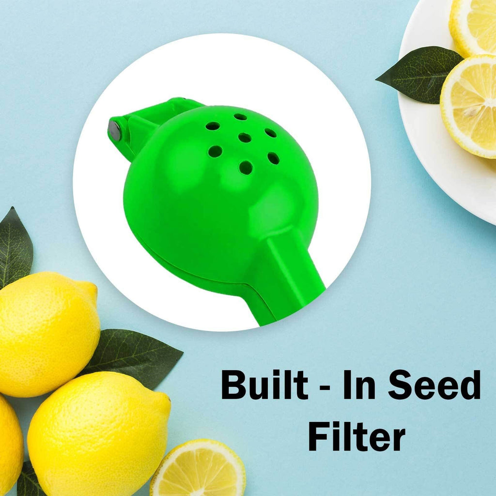 Heavy-Duty Metal Lemon & Lime Juicer Manual Citrus Press Fruit Extractor Kitchen