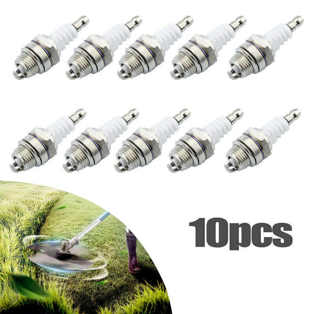 10X L7T Spark Plug For Small Engines Lawn Mover Trimmer Chainsaw Strimmer UK
