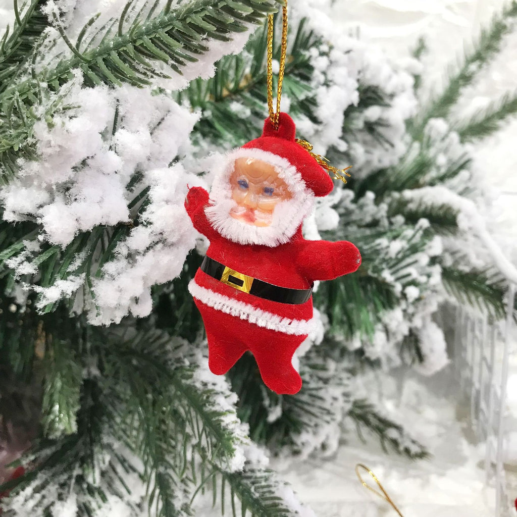 12 x CHRISTMAS TREE BAUBLE SANTA FATHER CHRISTMAS decoration ornament