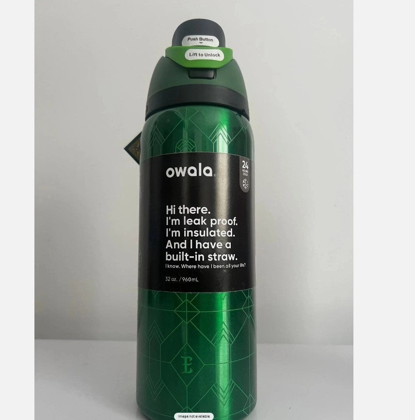 Bow Steel Bottle Freesip Blue Bottle Owala 32oz Stainless 24oz Multicolor Water