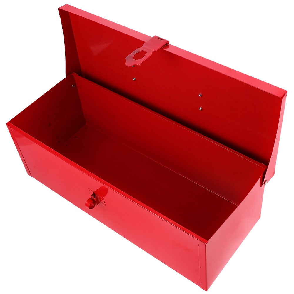 Steel Tool Box Metal with Handle Craft Hobby Tools Supplies Storage Tough Strong