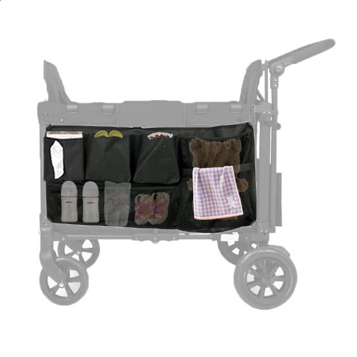 Folding Wagon Side Pocket Picnic Cart Bag for Outdoor Camping Cart
