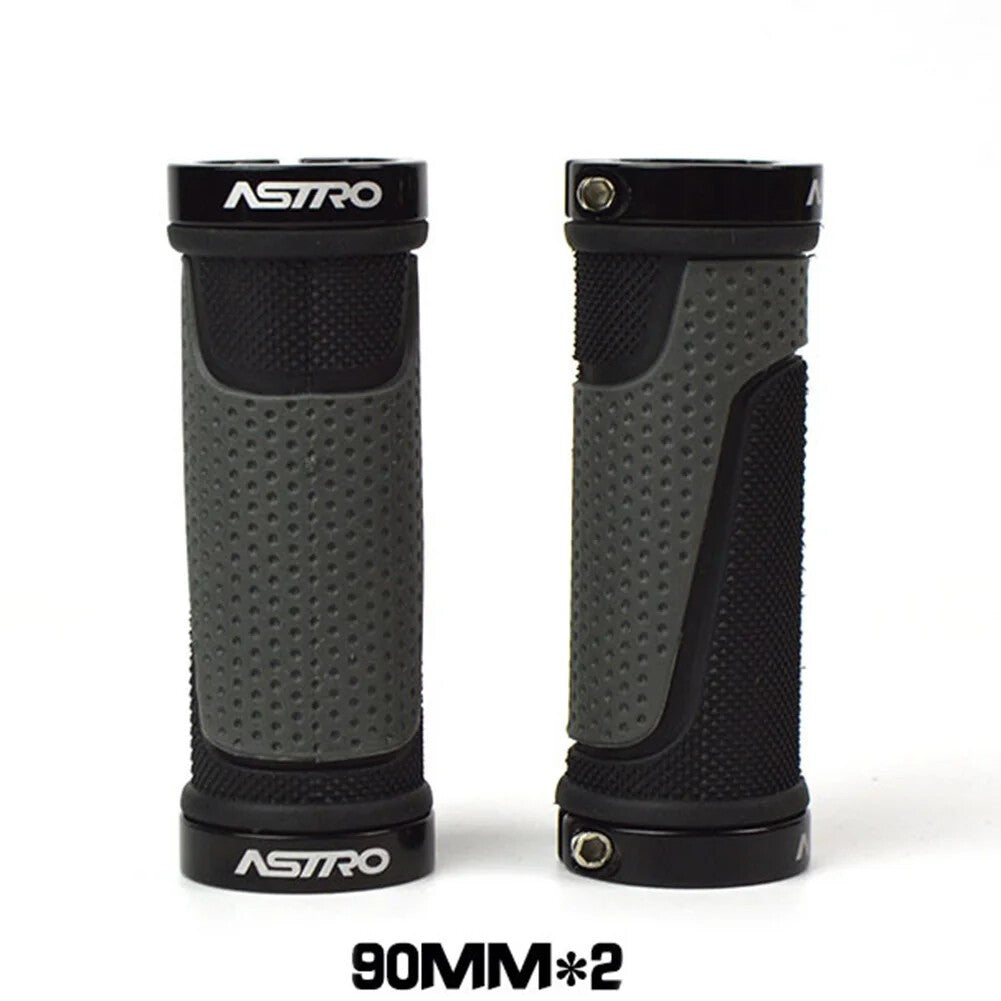 1 Pair 90mm Bicycle Handlebar Covers Rubber Locking Handlebar Covers Bicycle