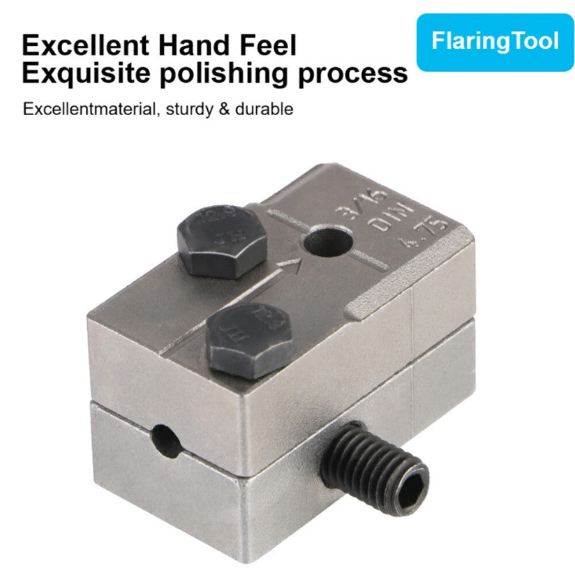 Professional Brake Pipe Mini Flaring Tool for 4.75mm DIN Brake Line Pipe 3/16in-