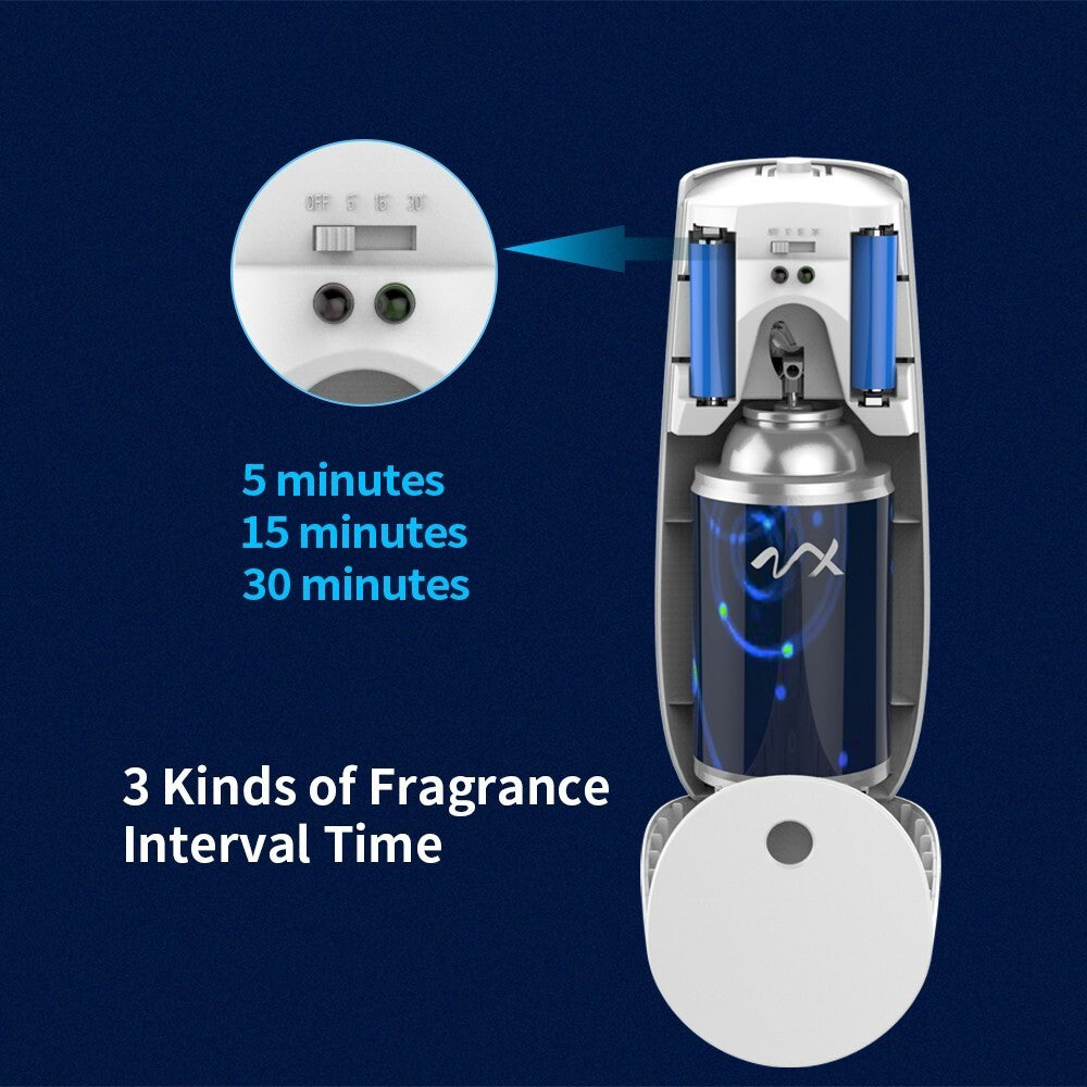 Automatic Air Freshener Aerosol Dispenser Wall-mounted Fragrance Spray Dispenser