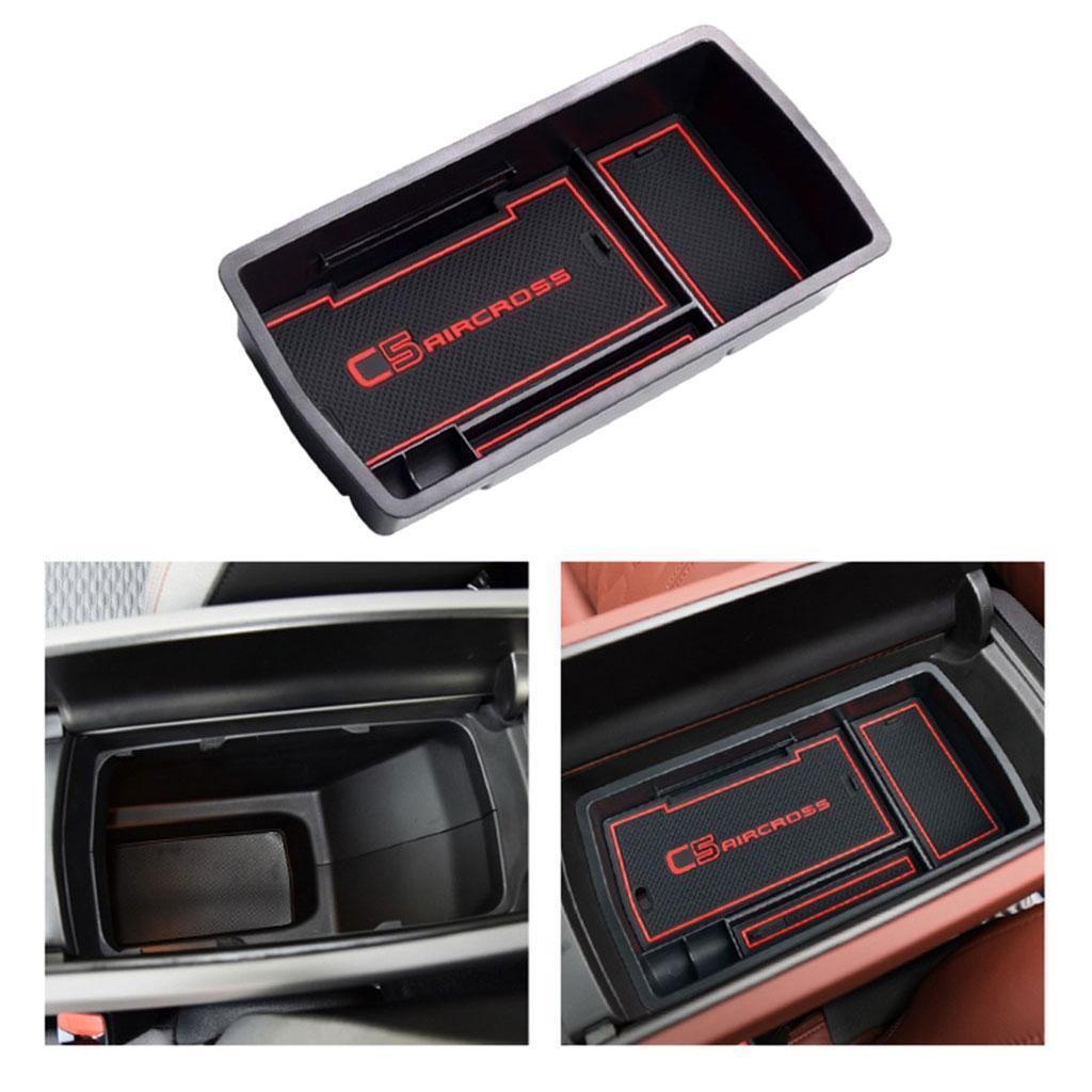 Car Armrest Box Storage Fits for Citroen C5 Aircross Replaces Accessories