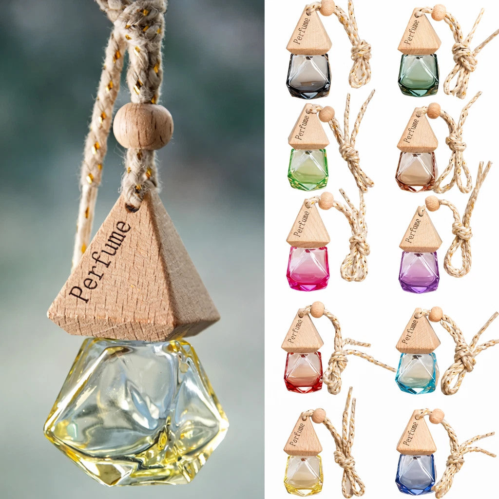 10 Mini Empty Diffuser Car Air Freshener Scent Perfume Hanging Ornament
