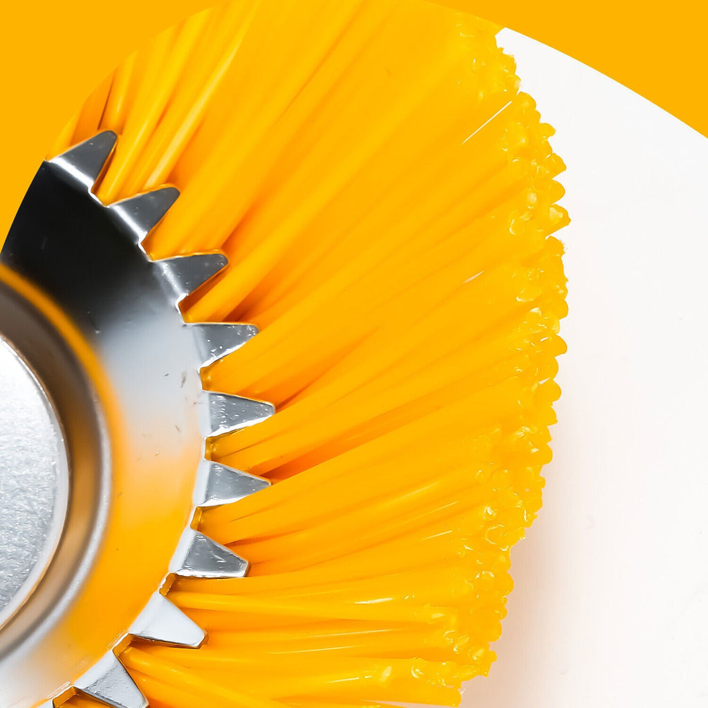 8 Inch Lawn Grass Strimmer Head Trimmer Brush Solid Nylon Wire Wheel Garden Weed