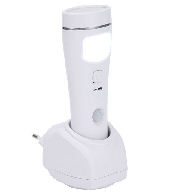 Rechargeable Torch LED Light with Sensor Emergency Detector Night Plug In Lamp