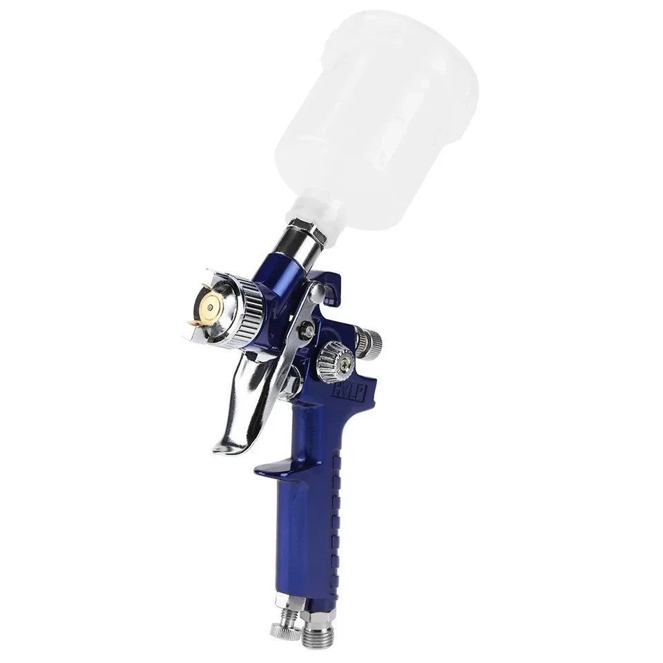 HVLP Mini Gravity Feed Air Spray Paint Gun 1.0 mm Nozzle Auto Car Paint Sprayer