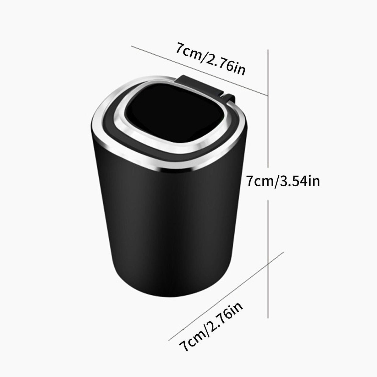 Auto Car Ashtray Cup Ash Holder LED Light Lid Portable Detachable UK