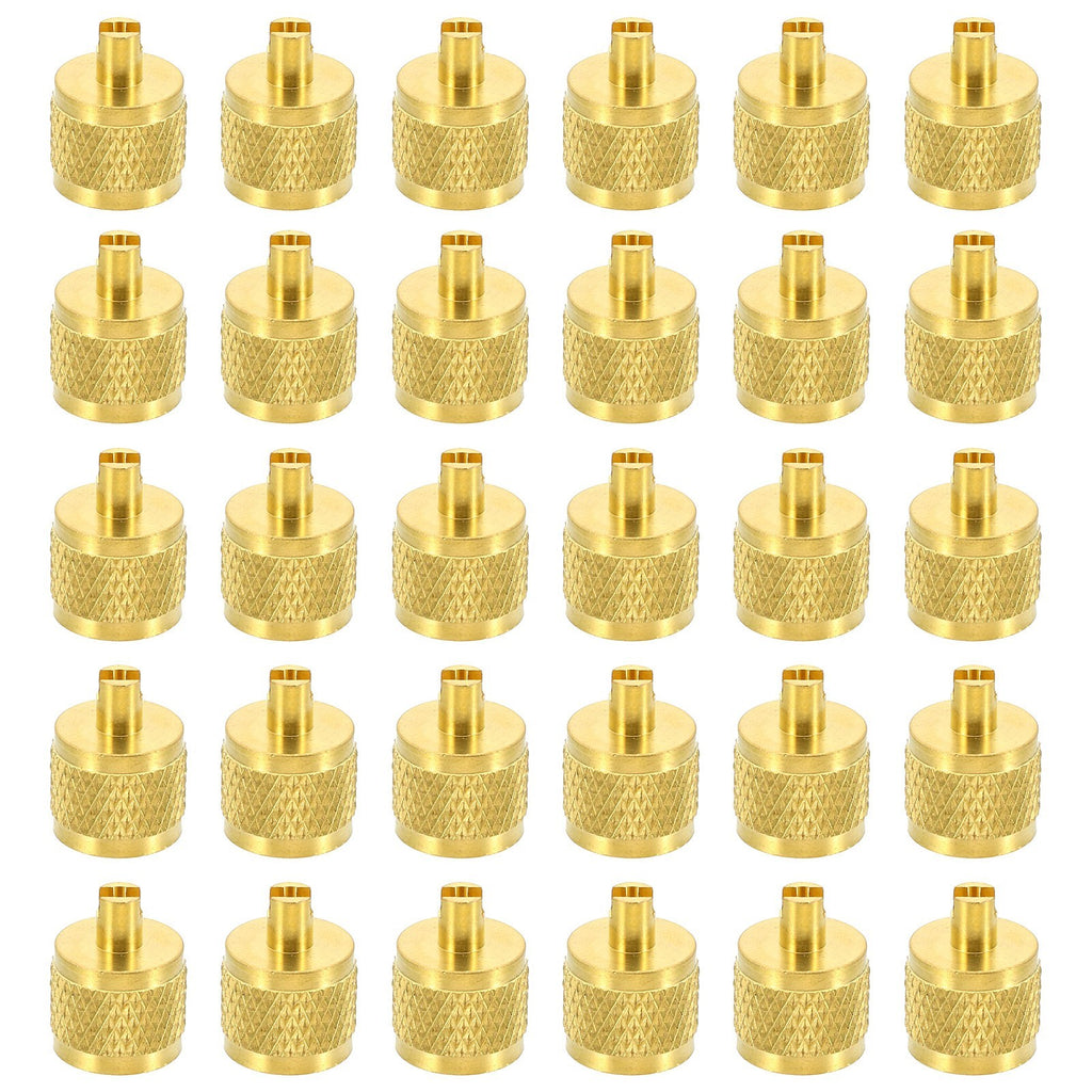 50 Pack 1/4" SAE Service Access Valve Caps Refrigeration Service Valve Cap