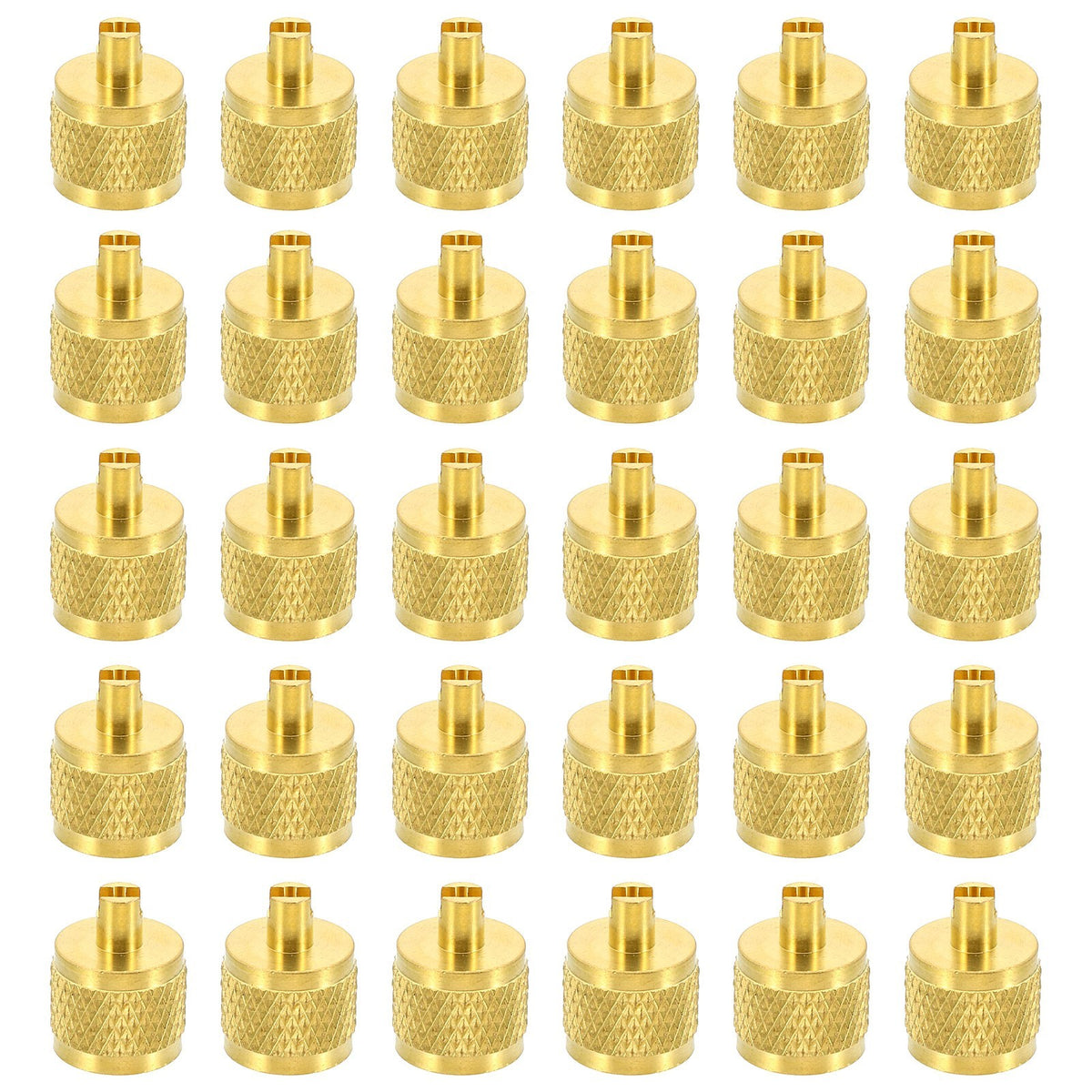 50 Pack 1/4" SAE Service Access Valve Caps Refrigeration Service Valve Cap