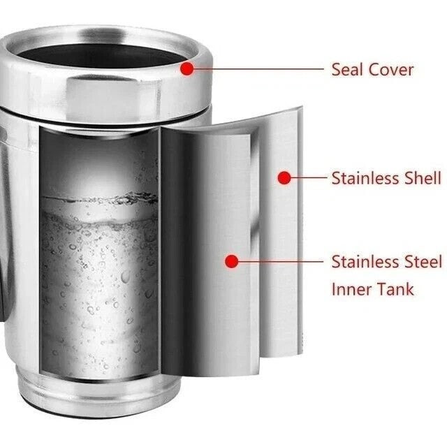 12v Portable Electric Kettle Car Van Travel Stainless Steel Water Heater Pot UK