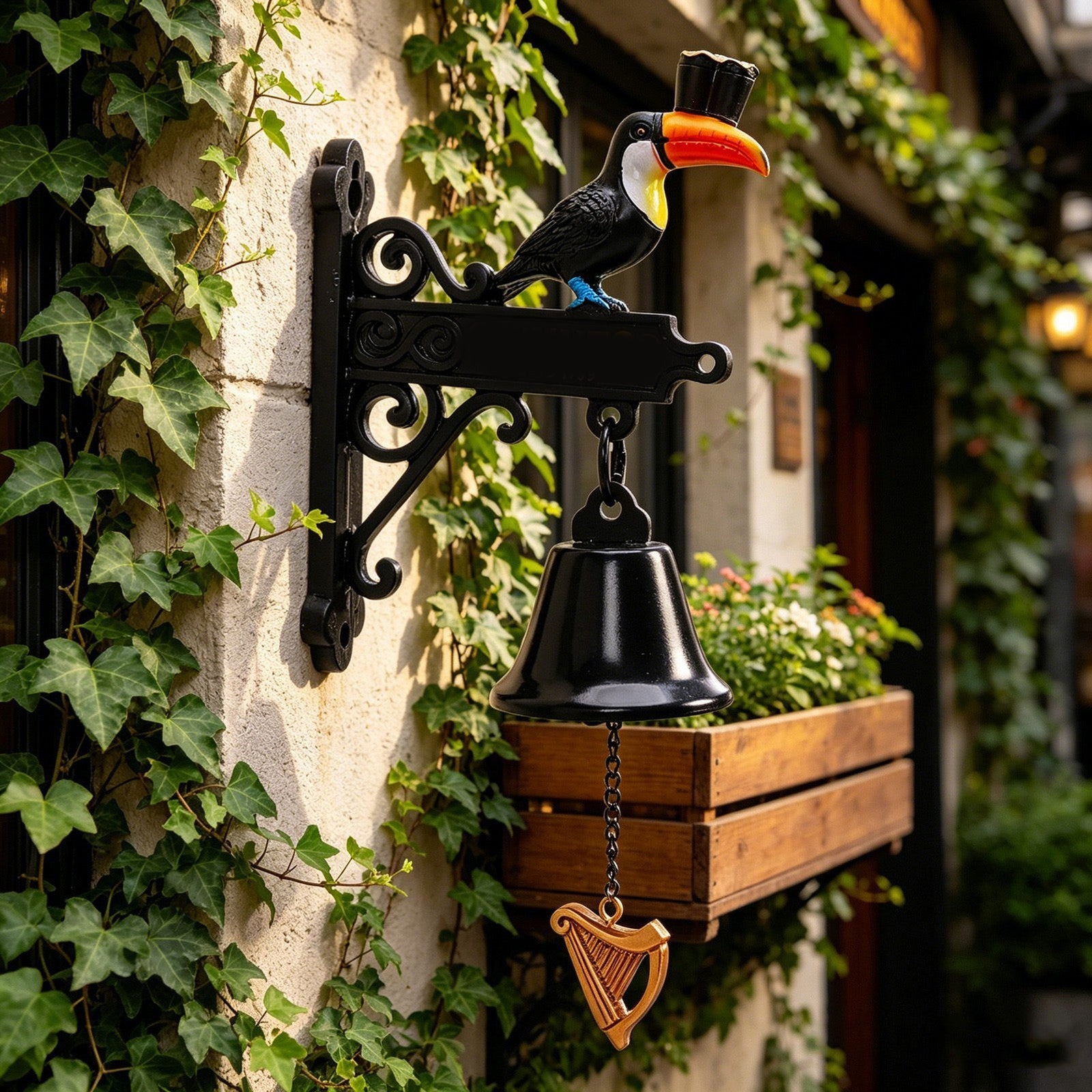 Guinness Beer Doorbell Wall-Mounted Bell 1759 Antique Collector'S Wall Clock.