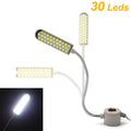With Magnetic Base Working Lamp 30 LED Gooseneck EU PLUG Sewing Machine Light