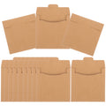 50 Pcs CD DVD Sleeves Brown Kraft Paper DVD Envelopes,Cardboard Envelopes.*