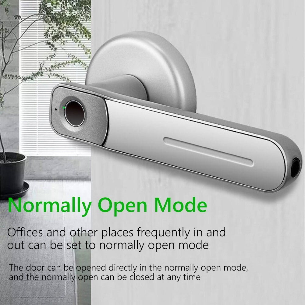 Smart Fingerprint Door Lock Security Electronic Door Lock Biometric Door Handle