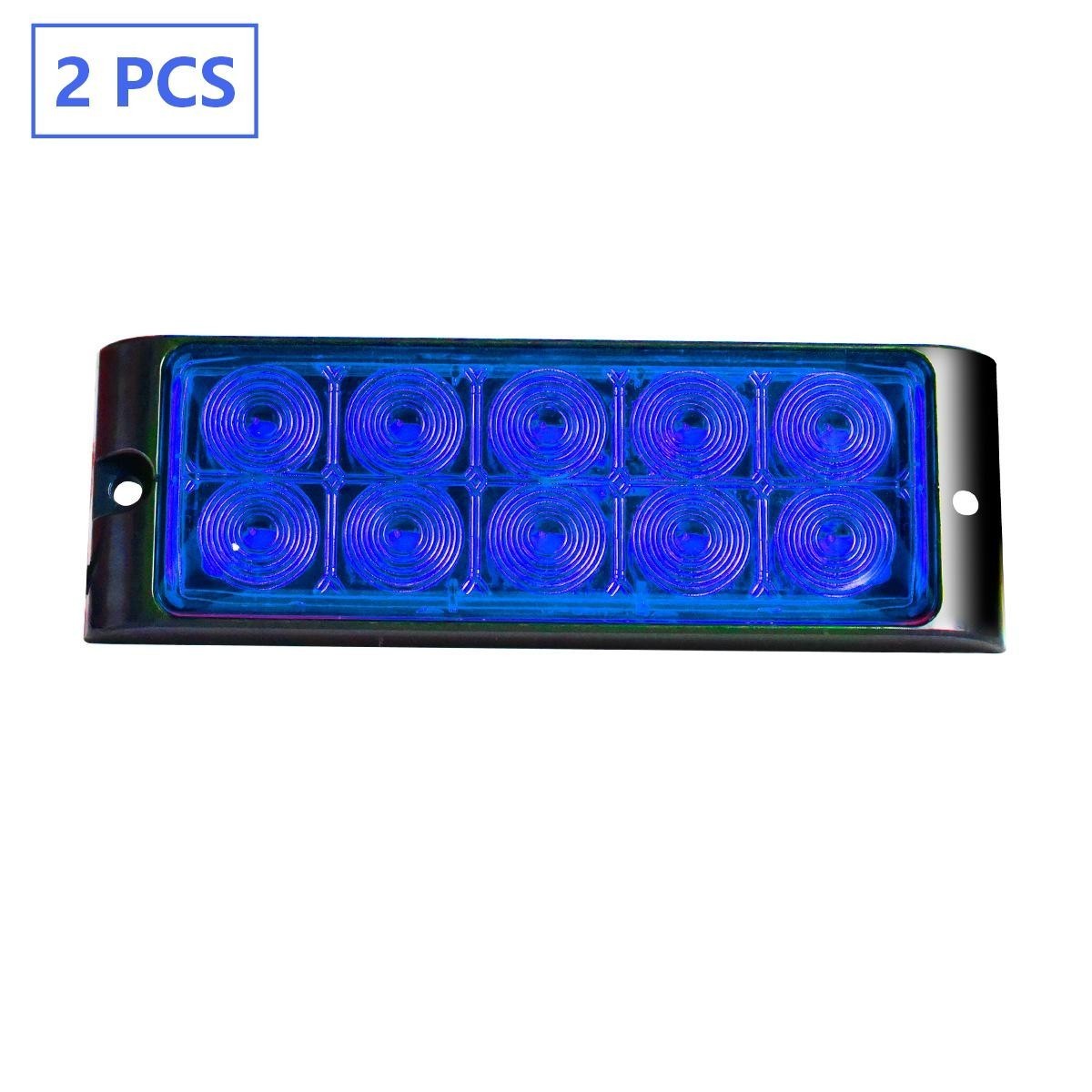 Vehicle Tail Signal LED Marker Lights 2PCS 12/24V for Truck and Trailer