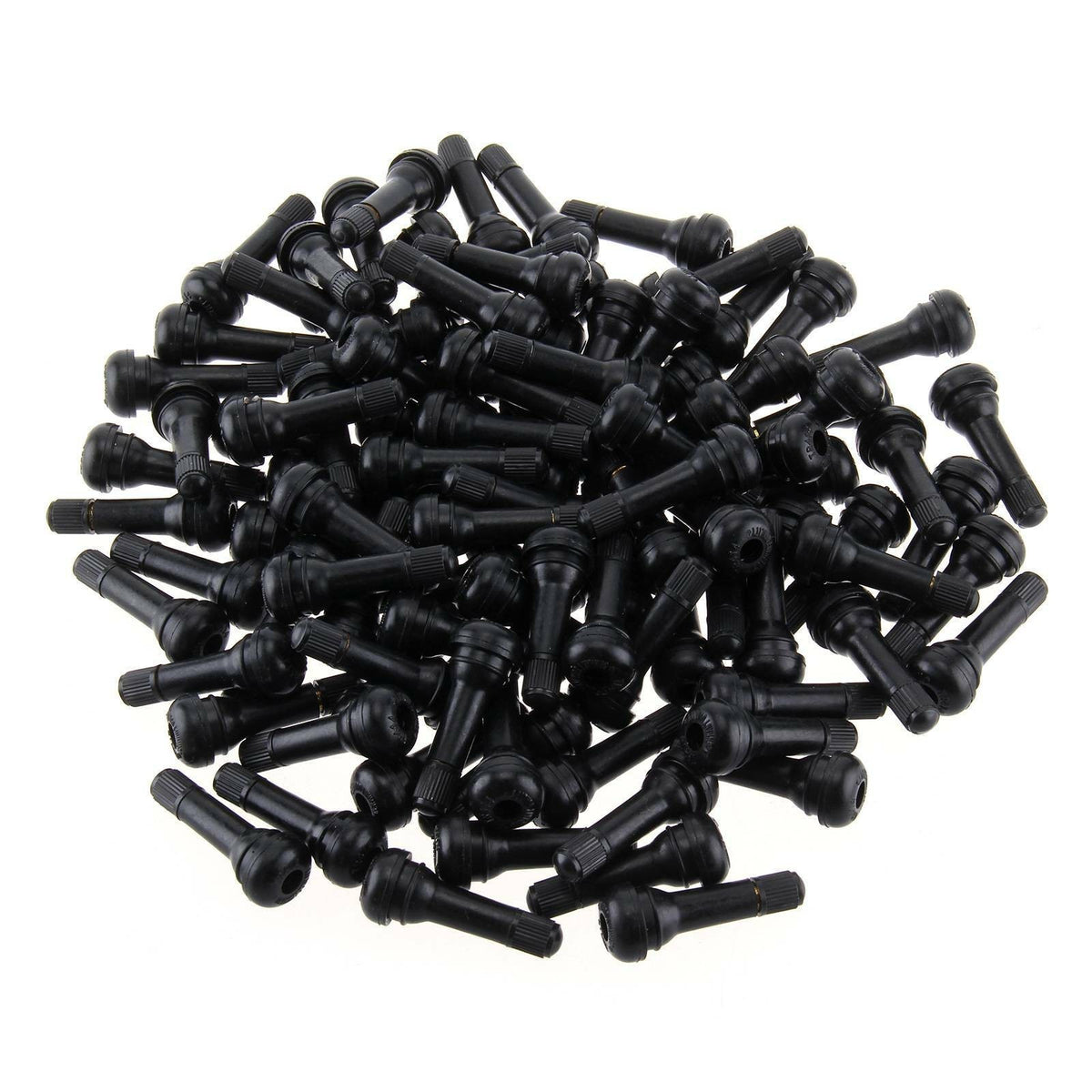 100x TR414 Tubeless Rubber Car Wheel Tyre Valve &  Metal Valve Puller Tool UK