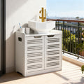 Bathroom Under Sink Cabinet Basin Storage Cupboard Vanity Unit Furniture White