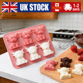 Mini Highland Cow Ice Cube Mold, Cute 3D Highland Cow Silicone Ice Cube Tray