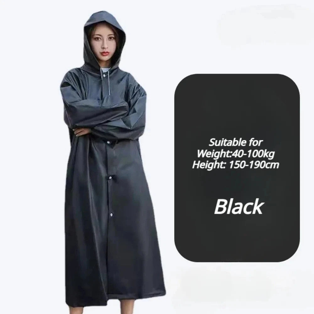 Raincoat Waterproof Poncho Reusable EVA Adult Camping Festival Rain Coat Jackets