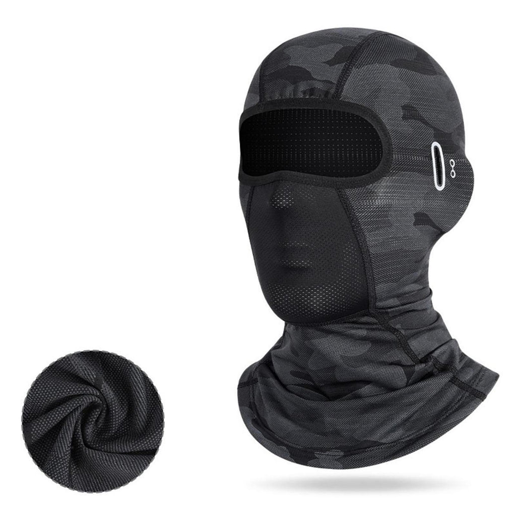 Men's balaclava with sun protection mask, breathable and soft hood, helmet