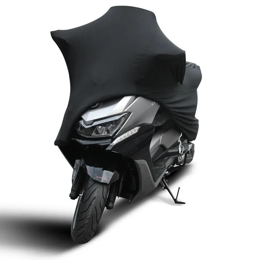M-2XL Universal Motorcycle Cover Stretch Indoor Motorbike Dust Proof Protector