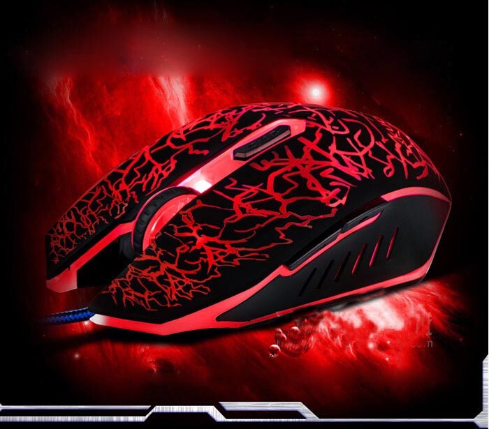 USB Wired Adjustable 3600 DPI High Performance RGB Backlit PC Gaming Mouse UK