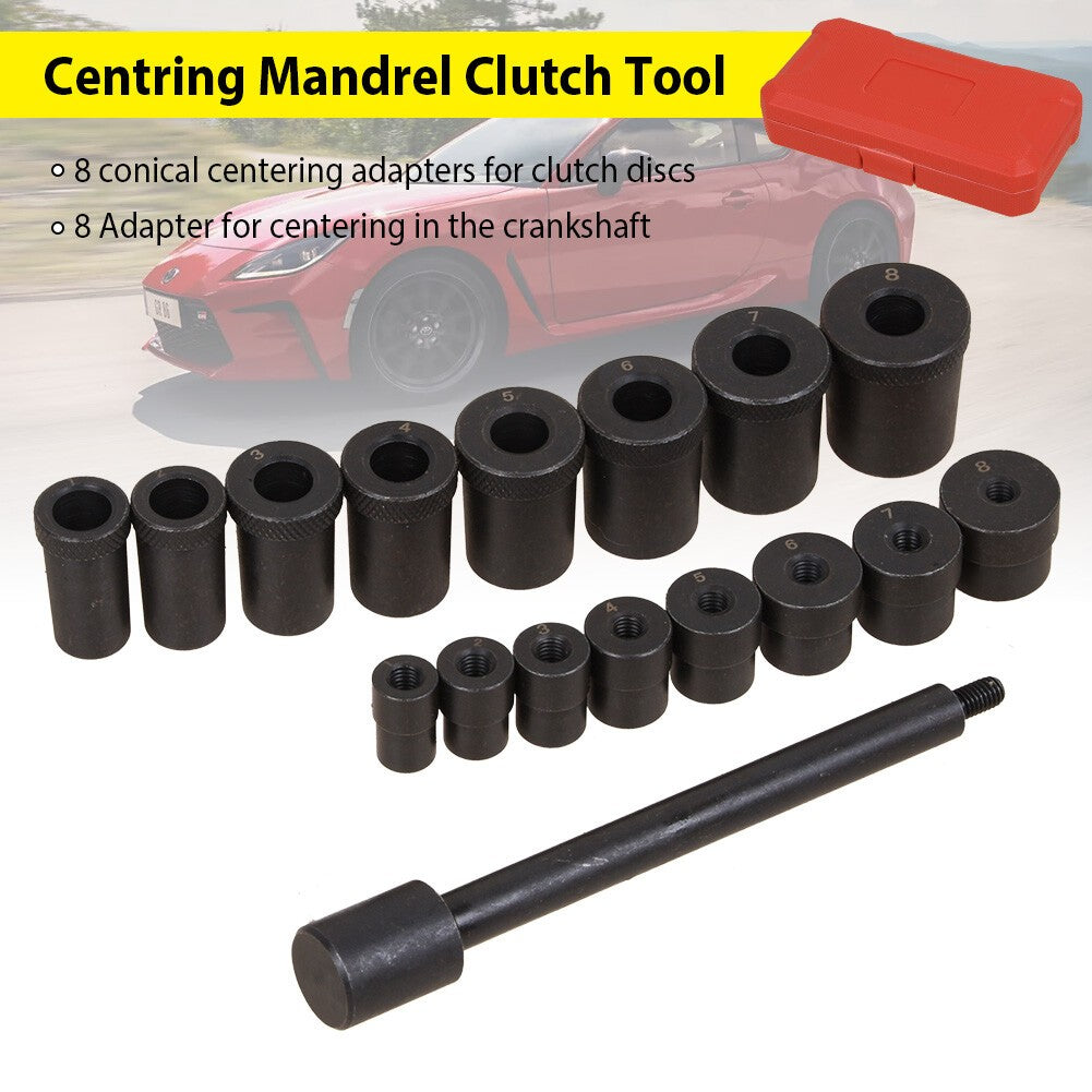 17pcs Universal Clutch Aligning Alignment Plate & Flyingwheel Pilot Bearing Hole